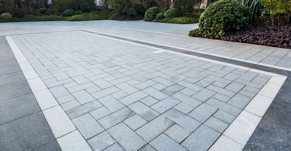 Block paving detail