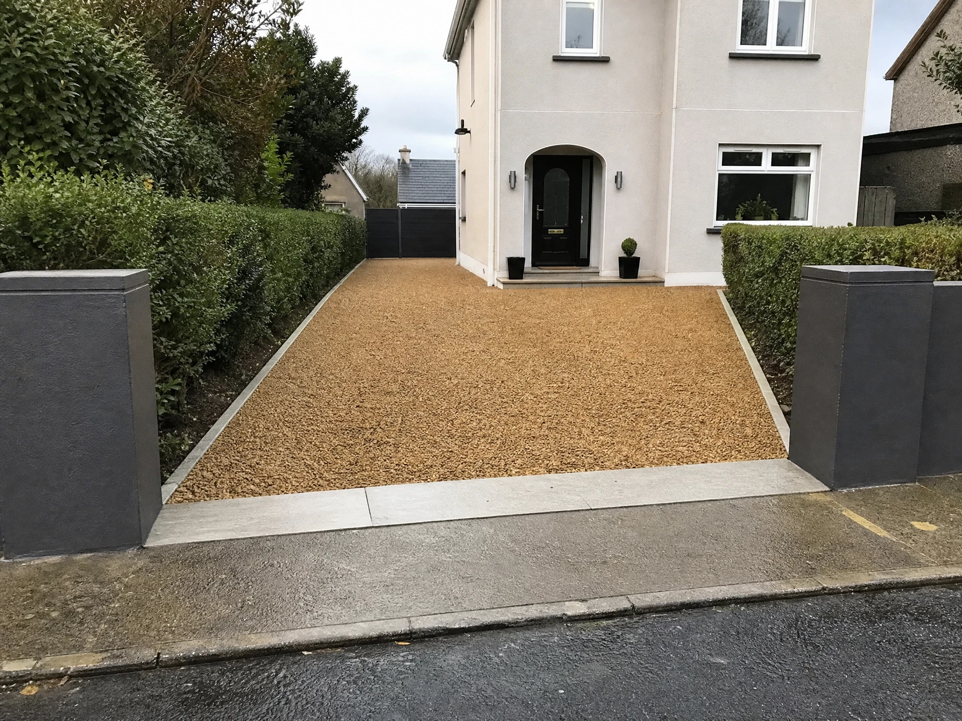 Gravel driveway